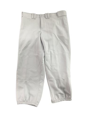 Used Mizuno ELASTIC BOTTOM SOFTBALL XL BB/SB Pant Womens Grey XL 11347-S000258755