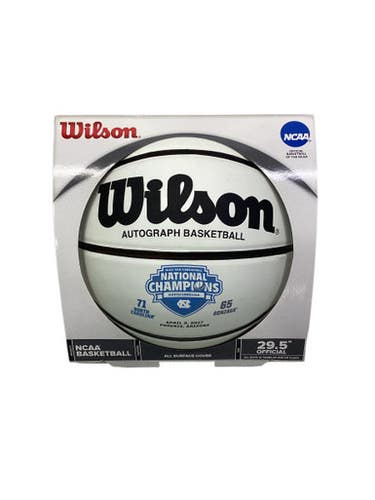 Used Wilson 2017 UNC NATIONAL CHAMP AUTO BALL Basketball Adult Indoor 11347-S000258742