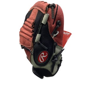 Used Rawlings TRIPLE PLAY TP100 BB/SB Glove RH Throw Red 10" 11347-S000258739