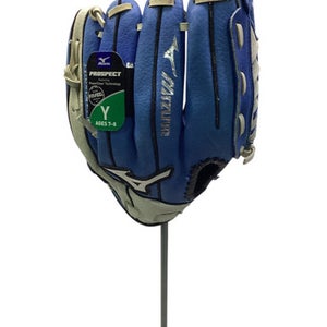 Used Mizuno POWER CLOSE 10.75 BB/SB Glove RH Throw Royal Blue 11 1/2" 11347-S000258736