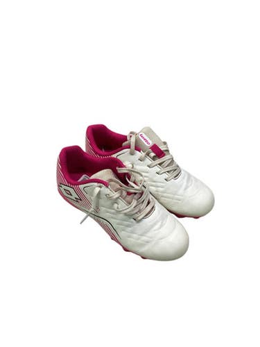 Used Lotto ROMA 700 Soccer Cleats Pink And White Youth 13.0 11347-S000258693