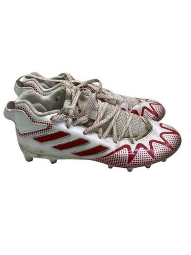 Used Adidas Adult FB Cleats Cardinal And White Senior 11.5 11347-S000259926