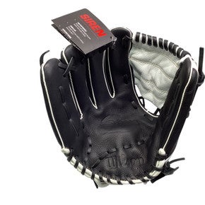 Used Wilson A500 BB/SB Glove LH Throw Black 12" 11347-S000259896
