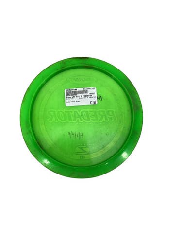 Used Discraft BIG Z PREDATOR Disc Golf Driver Neon Green 11347-S000259390