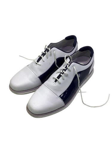 Used Foot Joy Womens Golf Shoes Navy And White Senior 7.5 11347-S000259374