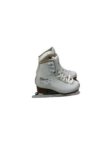 Used Jackson EXCEL 1291 Junior Hockey Skate White Junior 02 11347-S000259319