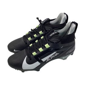 Used Nike ALPHA MENACE 4 ELITE FOOTBALL CLEATS Adult FB Cleats Black Senior 11 11347-S000259286