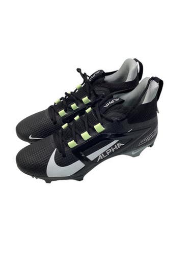 Used Nike ALPHA MENACE 4 ELITE FOOTBALL CLEATS Adult FB Cleats Black Senior 11 11347-S000259286