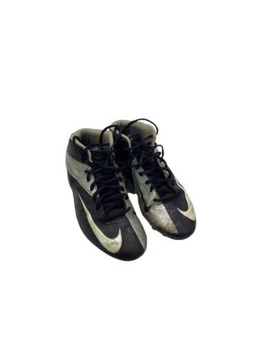 Used Nike Soccer Cleats Black And Silver Junior 06 11347-S000259251