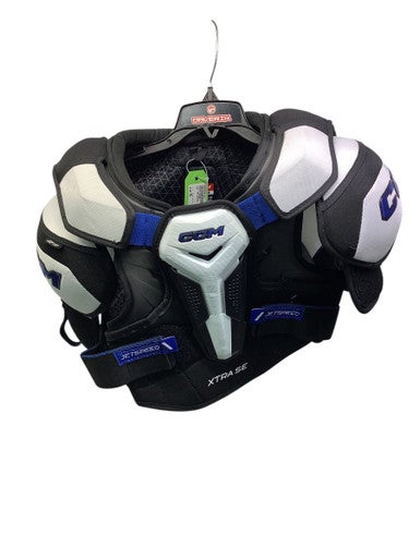 Used CCM JETSPEED Senior Shoulder Pads Royal Blue MD 11347-S000259193