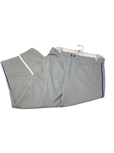 Used Under Armour GREY BASEBALL PANTS BB/SB Pant Mens Grey XL 11347-S000259182