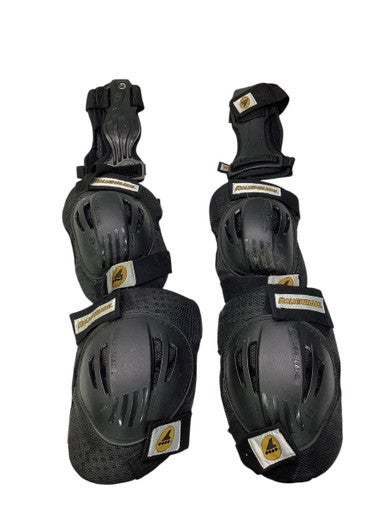 Used Rollerblade Inline Protective Set Black Senior 11347-S000259183