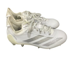 Used Adidas ADIZERO ELECTRIC.1 II FOOTBALL CLEATS Adult FB Cleats White Senior 7 11347-S000259156