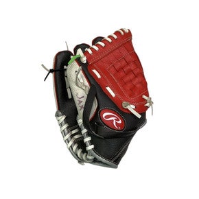 Used Rawlings PLAYERS SERIES PL10DSSW BB/SB Glove LH Throw Grey And Red 10" 11347-S000259142