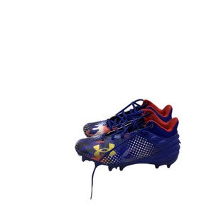 Used Under Armour Jr FB Cleats Royal Blue And Red Junior 03 11347-S000259135