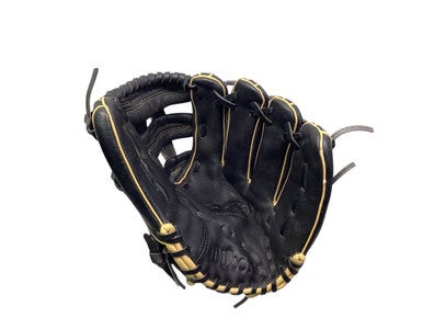 Used Wilson A450 12 INCH BB/SB Glove RH Throw Black 12" 11347-S000259120