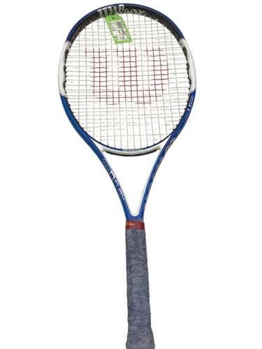 Used Wilson FURY HYBRID Adult Tennis Racquet Royal Blue 4 1/4" 11347-S000258973