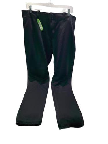 Used Easton BASEBALL PANTS BLACK BB/SB Pant Mens Black 2X 11347-S000258959