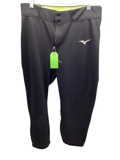 Used Mizuno BLACK SOFTBALL PANTS BB/SB Pant Womens Black LG 11347-S000258948