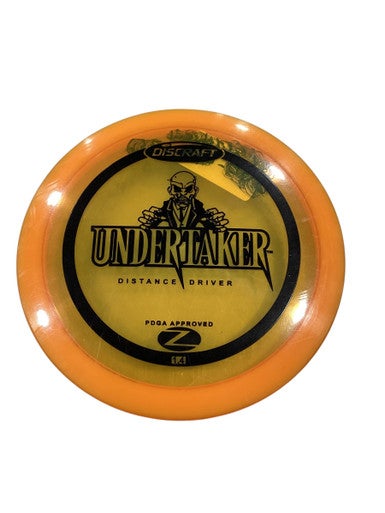Used Discraft UNDERTAKER Disc Golf Driver Orange 11347-S000258878