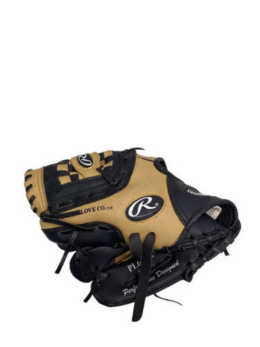 Used Rawlings PLAYER SERIES BB/SB Glove LH Throw Black And Tan 10" 11347-S000258626