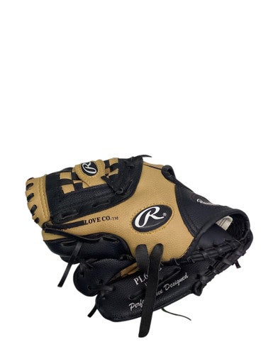 Used Rawlings PLAYER SERIES BB/SB Glove LH Throw Black And Tan 10" 11347-S000258626