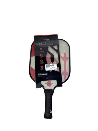 Used Onix EVOKE PRO Pickleball Racquet White And Red 11347-S000258558