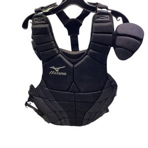 Used Mizuno SAMURAI 15 INCH Catchers Chest Protector Black Intermed 11347-S000258452