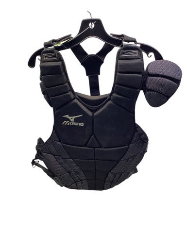 Used Mizuno SAMURAI 15 INCH Catchers Chest Protector Black Intermed 11347-S000258452