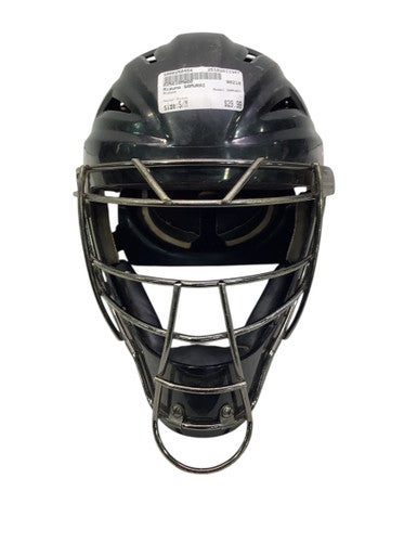Used Mizuno SAMURAI Batting Helmet w/Mask Black S/M 11347-S000258454