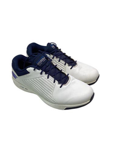 Used Skechers GO GOLF ELITE Mens Golf Shoes Navy And White Senior 12 11347-S000259851