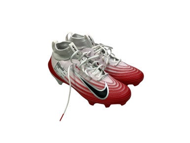 Used Nike VAPOR Adult FB Cleats Red And White Senior 11.5 11347-S000259616