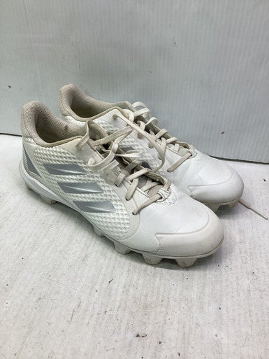 Used Adidas Adult FB Cleats White Senior 9.5 11347-S000259555