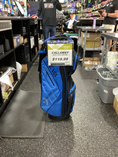 Used Callaway REVA Mens Cart Bag Royal Blue 11347-S000259552
