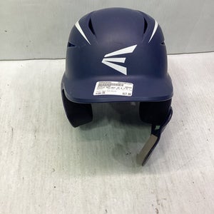 Used Easton WHT/NVY JR 6 1/2 - 7 1/8 Batting Helmet No Mask Navy And White One Size 11347-S000259493