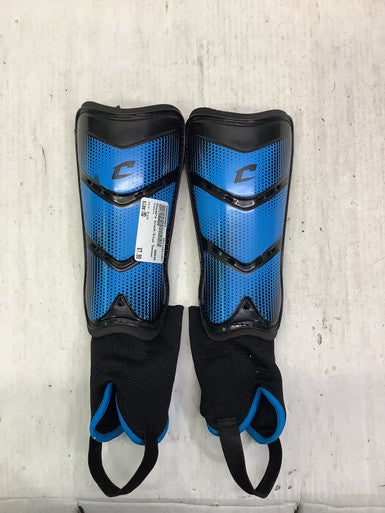 Used Champro Soccer Shin Guards Adult Black MD 11347-S000259483