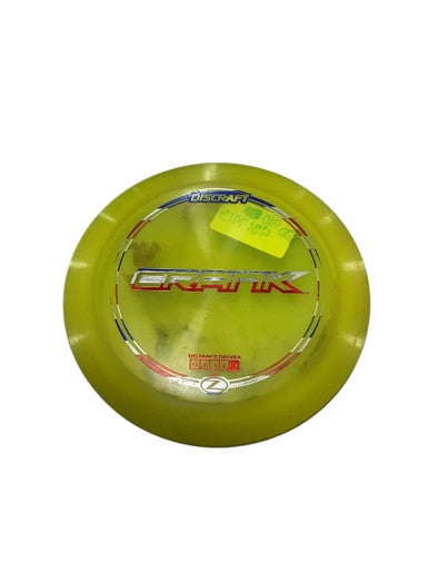 Used Discraft CRANK Disc Golf Driver Yellow 11347-S000258375