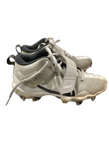 Used Nike TROUT  BB CLEATS BB/SB Cleats Grey Junior 03 11347-S000258289