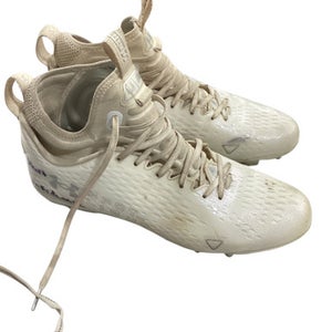Used Under Armour Adult FB Cleats White Senior 10 11347-S000258219