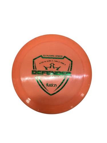 Used Dynamic Discs DEFENDER BIO FUZION Disc Golf Driver Orange 11347-S000258192