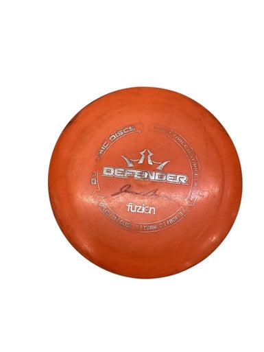 Used Dynamic Discs DEFENDER BIO FUZION Disc Golf Driver Orange 11347-S000258186