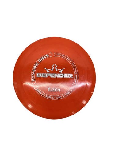 Used Dynamic Discs DEFENDER BIO FUZION Disc Golf Driver Red 11347-S000258185