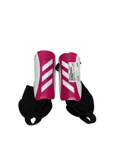 Used Adidas Soccer Shin Guards Youth Pink And White XS 11347-S000260438