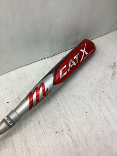 Used Marucci CAT X COMPOSITE BB/SB USSSA 2 5/8 Bat Silver 29" 11347-S000260421