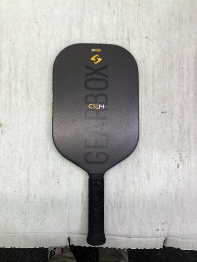 Used Gearbox CX14 8.0E Pickleball Racquet Black And Yellow 11347-S000260356