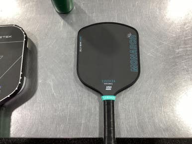 Used 11SIX24 MONARCH 14MM PADDLE Pickleball Racquet Black 11347-S000260353