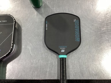 Used 11SIX24 MONARCH 14MM PADDLE Pickleball Racquet Black 11347-S000260353