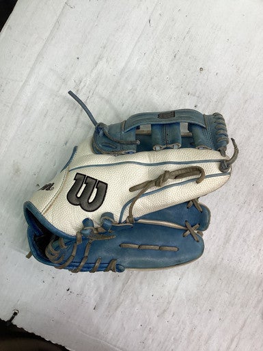 Used Wilson A2000 PRO STOCK G5 BB/SB Glove RH Throw Carolina Blue And White 11 3/4" 11347-S000260344
