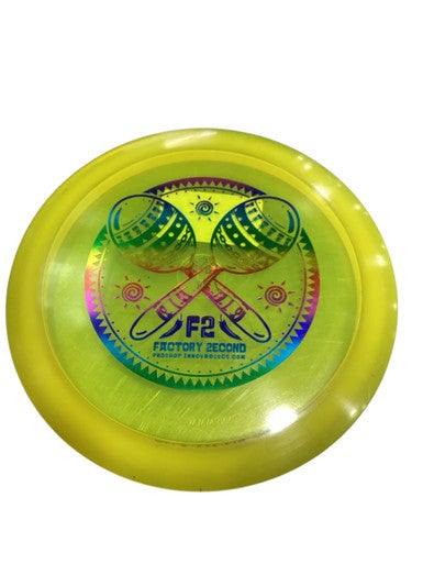 Used Innova F2 CHAMPION BEAST Disc Golf Driver Yellow 11347-S000260324