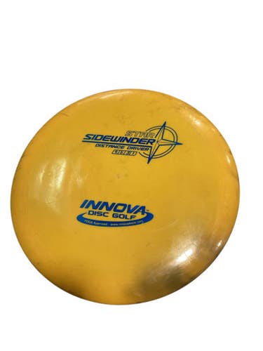 Used Innova STAR SIDEWINDER Disc Golf Driver Yellow 11347-S000260323